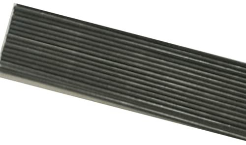 8 pcs Black Carbon Spring Straight Steel Wires, Diameter 4.0mm, Length 500mm, Used For Diy, Hand-Knitting, Etc.