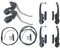 Cantilever Bremsenset vorne + hinten V-Brake Fahrradbremse inkl Züge und Beläge Red Loon
