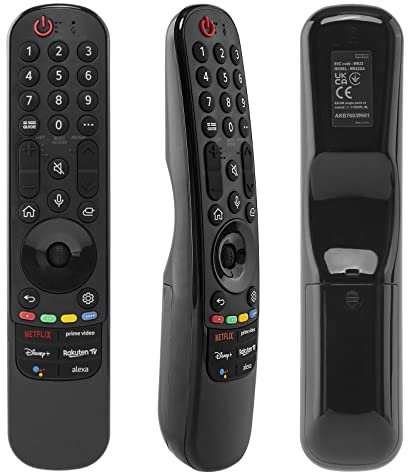 Infrarot MR22GA Ersatz für LG Magic Fernbedienung, IR AKB760399001 Fernbedienung Kompatibel mit LG Smart TV 2022/2021, mit 4 Shortcut Tasten (NO Voice, Magic, Zeiger Funktionen)
