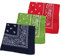 WeddHuis 3 Pcs Herren Nickitücher Baumwolle Set Bandana Halstuch Herren Baumwolle Bandanas Männer Tuch 55 x 55 cm