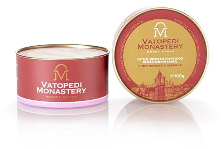 Reine Kloster-Weihrauch vom Berg Athos mit authentischem traditionellem Rezept, 100 g (Athonitblüten)