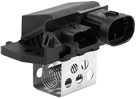 Cerlingwee Radiator Fan Relay Resistor 9673999980, Black + Silver, Automatic Operation, Normally Open Contact, Panel Mount, 10A, 125°C, Automotive Part, Relay, Fit for C4/Picasso/Berlingo