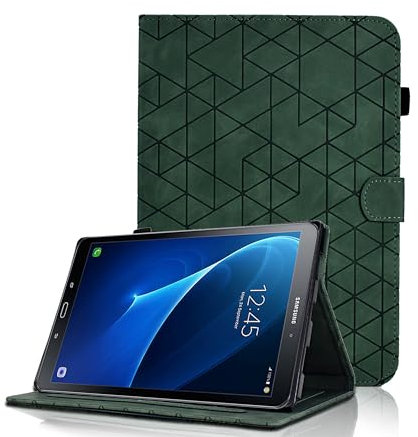 Custodia per Samsung Galaxy Tab A6 10,1 2016 (SM-T580 / T585) Multi-angli Cover con Funzione di Supporto Pelle PU Flip Tablet Case, Auto Sveglia/Sonno per Galaxy Tab A 10.1'' 2016 - Verde