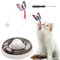 TNSLAND 3 in 1 Katzenspielzeug Elektrisch, Interaktives Katzenspielzeug Selbstbeschäftigung, Elektronisches Katzenspielzeug Schmetterling Cat Toys, Katzen Spielzeug Katze Intelligenzspielzeug