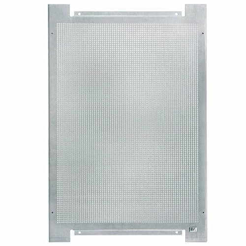 Lochblech, Montageplatte, Elektro Montageblech,Lochrückwand mit Erdungsanschluss, Verzinkt, 400x400-600x400-600x600-800x600-800x800mm (600 X 400 mm)