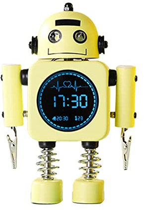 HDKEAN Robot pour réveil avec affichage de la température pour filles et garçons