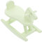 ORFOFE Puppenhaus kleines Trojanisches Schaukelpferdfiguren Modell Schaukelpferd Puppenhaus Schaukelstuhl Spielzeug Dekoration Miniaturpuppenmöbel Mini-Puppenhausmöbel Birke