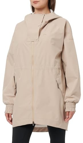 Schöffel Damen Parka Style Bohorok WMS, wasserdichter Regenparka aus recyceltem Material, atmungsaktive Allwetterjacke mit Oversize-Passform