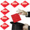 ZORVUJI 4 Stück Zauberdaumen Trick Magie Daumenspitze Weich Plastik Finger Gefälschte Finger Bühnen Zauber Requisite Streich Spielzeug Tricks und Rot Training Tuch für Zauberartikel Party