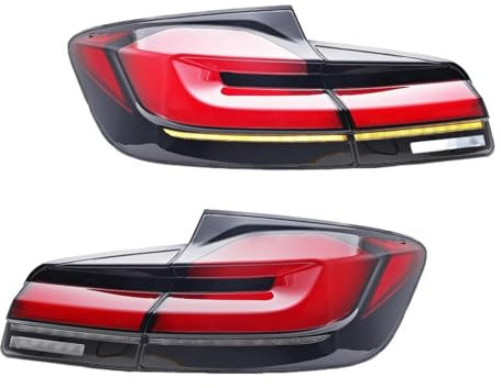 Rücklicht Hinten LED-G30-Rückleuchten für BMW 5er, dynamische Animation, sequentielles Abbiegen als für Signal