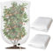 YSPZDQ Rete Anti Insetti Resistente ai UV con Cerniera - Telo Antigrandine per Orto, Piante, Frutta e Fiori | Protezione Colture in Serra(100cm x 120cm)
