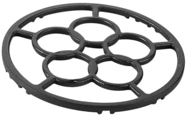 Riduttore ad anello a gas, supporto per piano cottura a gas, anello per bruciatore a gas, accessori per piano cottura a gas, supporto antiscivolo per wok, protezione per fornello in ghisa, moka