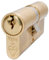 Yale Locks X6 Cylindre de serrure Double profil Certifié Kitemark Laiton poli Visi 35 x 45 x 90 mm (Import Grande Bretagne)