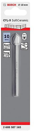 Bosch Accessories Professional 1x Fliesenbohrer CYL-9 SoftCeramic (für weiche Keramik Fliesen, Ø 10 x 90 mm, Zubehör Bohrmaschine)