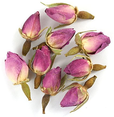 Pink Rose Buds Premium Loose Leaf Herbal Tea - Chiswick Tea Co - 100g
