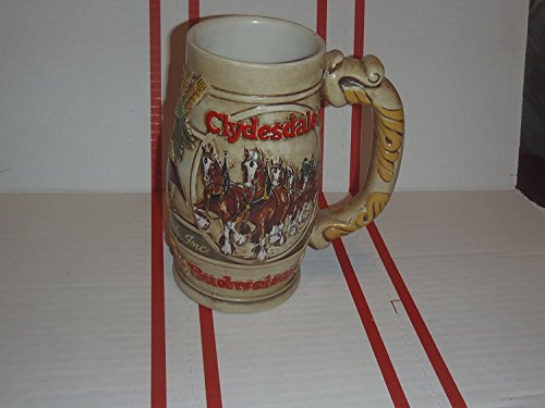 1983 BUDWEISER CLYDESDALE WHEAT CAMEO HOLIDAY STEIN CS58 by Budweiser