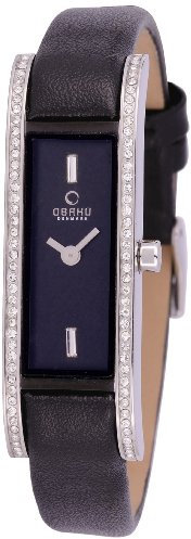 Ingersoll Obaku Denmark Damen-Armbanduhr Analog Quarz Leder V159LEABRB
