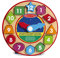 Melissa & Doug Holzuhr mit Formen zum Sortieren (13 Teile)