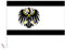 Sportfanshop24 Autoflagge Preussen mit Reichsadler, Schwarz-Rot-Gold, Banner, Autofahne, Fahne, Auto, Autorallye, Autofahrt, Mastmontage, Rechteckig