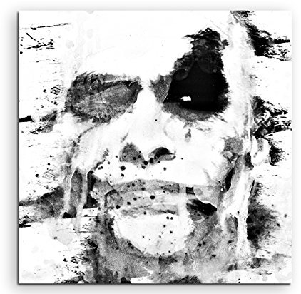 Paul Sinus Art The Joker The Dark Knight 60x60cm Wandbild Aquarell Kunstbild Malerei Leinwandbild Fotoleinwand