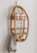 Destiny Duschablage SPA & Living Wandregal 2 Ablagefächer oval 33x13x62 cm Teak (72020)