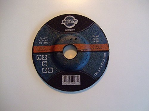 Olbrich-Industriebedarf Schruppscheibe 125x6 mm 25 Stück für Stahl, Metall, Eisen