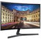 Samsung Monitor CF39 (‎C24F396), Curvo (1800R) , 24, 1920x1080 (Full HD), VA, 60 Hz, 4 ms, FreeSync, HDMI, D-Sub, Ingresso Audio, Eye Saver Mode, Nero