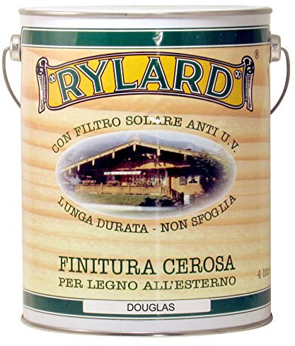 Rylard FCD4 Finitura Cerosa per Legno, Douglas, 4000 ml