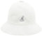Kangol Bermuda Casual Soft Stoffhut Sommerhut Glockenhut (L (58-59 cm) - weiß)