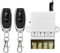 DONJON Fernbedienung Schalter mit 328ft Long Range DC 12V/24V/48V/72V für Diebstahlalarm, Sicherheitssysteme Rollentür, Schranken, Motorräder usw. (white)