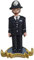 Thomas Benacci British Bobby Fridge Magnet - London's Metropolitan Police Officer Souvenir from England UK - Black Uniform and Top Hat