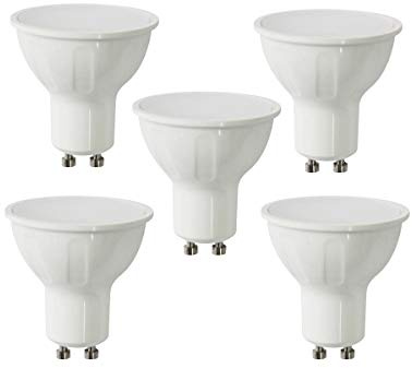ENERGMiX 5x 5W GU10 LED Leuchtmittel Leuchte Birne Spot Abstrahlwinkel: 110° 400 Lumen 3000K Warmweiß