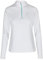 Odlo Damen Langarm Shirt mit Reißverschluss BESSO, white, XL