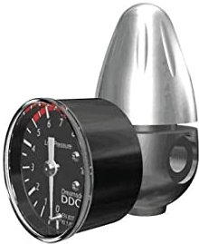 Riduttore di pressione Co2 con Manometro per Bombole 600GR. Monouso e 1Kg. Ricaricabili attacco 11x1 con manopola dritta