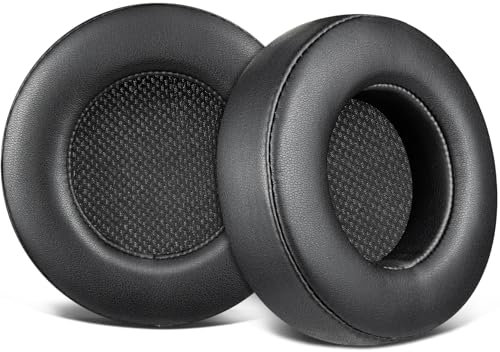 SOULWIT Protein Leather Earpads for Corsair Virtuoso RGB Wireless XT SE Gaming Headset, Ear Pads Cushions Replacement with Noise Isolation Foam, Added Thickness