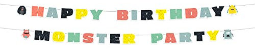 Folat 68288 Buchstabengirlanden Monster Bash - 2 Stück