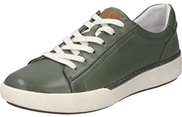 Josef Seibel Damen Low-Top Sneaker Claire 01,Weite G (Normal),Wechselfußbett,Freizeitschuhe,Laufschuhe,schnürschuhe,Grün (Mint),39 EU