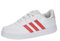 adidas Breaknet Lifestyle Court Lace Shoes, Scarpe da Tennis, Cloud White/Bright Red/Clear Pink, 36 2/3 EU