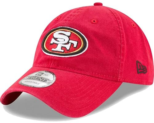 New Era Damen NFL Core Classic 9TWENTY verstellbare Mütze Cap Einheitsgröße, San Francisco 49ers Rot, Einheitsgröße