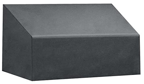 Kaufpirat Premium Abdeckplane Gartenbank B 185 x T 69 x HV 65 x HH 89 cm Gartenmöbel Gartentisch Hülle Abdeckung Haube Schutzhülle Abdeckhaube 900 D 6.000 mm Wasserbeständigkeit Anthrazit