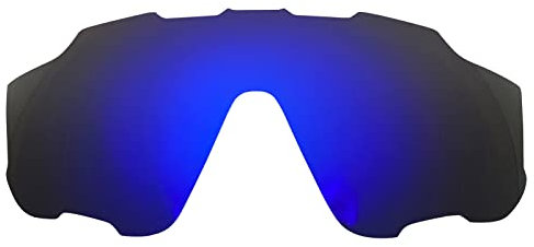 Wetnenss Lentes de repuesto para gafas de sol Oakley Jaw-breaker OO9290/1.5 mm polarizadas/fáciles de instalar, Azul oscuro, 132*52mm