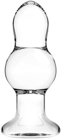 LEEWEDENG Analkugeln aus Glas, 14 cm, Butt Plug Trainer, Prostata-Sexspielzeug für Anfänger und Fortgeschrittene