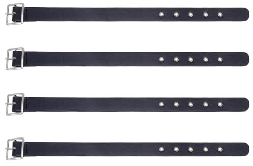 FINGERINSPIRE 4 Stück Traditionelle Kilt Verlängerungsgurte 42x2.5 cm Kunstleder Manschettengürtelschnalle Leder Verstellbarer Gürtel Mit Metallschnalle Damengürtel Für Mantel Kleid DIY