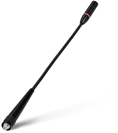 Superbat SMA High Gain 3.5dBi Ham Radio Antenna Dual Band V/U 144/430MHz Amateur Radio Antenna Goose Tube Tactical Gain Antenna Compatible with BaoFeng Kenwood Woodun HYT UV-5R