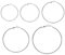 XUJLRL 925 Sterlingsilber Creolen für Damen und Herren: Erhältlich in Durchmessern von 15 mm bis 80 mm und einer Breite von 2,5 mm - Ein vielseitiges und stilvolles Accessoire für jeden Anlass