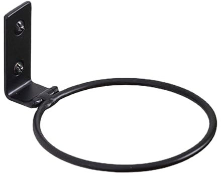 Sharplace Flower Pot Holder Rings, Wall Mounted Foldable Flower Pot Storage Rack Fixed Rings, for Yard Indoor Outdoor Wall Balcony, 5inch