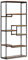 CKioict Modernes Standregal Raumteiler Vorratsschrank Bücherregal 80x30x180 cm Altholz Massivfür Wohnzimmer, Büro, Arbeitszimmer