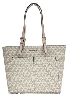 Michael Kors Jet Sest Travel Sac fourre-tout double poche Taille M, Blush vanille/poudre, Medium