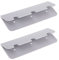 2Pcs PVC Boat Seat Hook For Inflatable Rubber Boat Seat Durable Clip Bracket Mounting For Fishing Boat Kayak Canoes Seat Boat Seat Brackets Boat Seat Holders Boat Seat Hook Boat Seat Hook Clip
