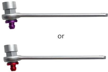 BYUTFA Bremsen-Entlüftungsschlüssel Mini 11 mm Bremsflüssigkeits-Kupplungsentlüfter, 12-Punkt-Schlüssel zum Entlüften von Bremsen und hydraulischen Kupplungssystemen, 12,1 cm/4,8 Zoll